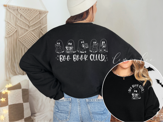 Boo Book Club Sweater - Dark Color Sweaters